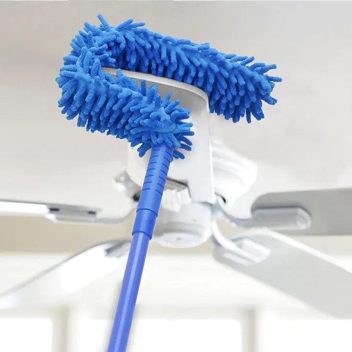 Microfiber fan cleaning duster steel body flexible fan mop for quick and easy cleaning of home kitchen car ceiling and fan dusting office fan cleaning brush with long rod ardrop27153476