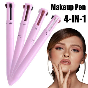 Makeup pen 4 in 1 eyebrow pencil waterproof long lasting easy color eyebrow lip highlighter pen sweatproof makeup cosmetic tool ardrop27315619