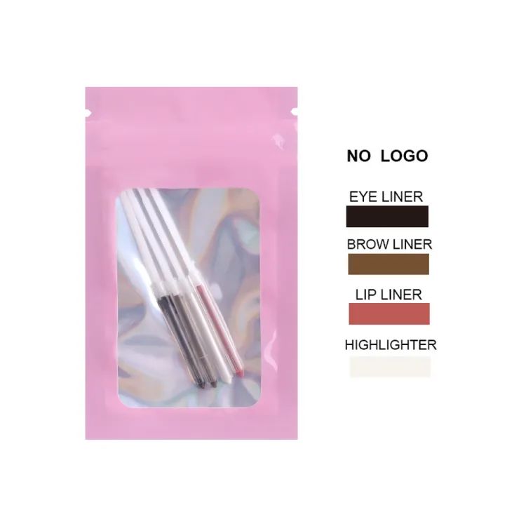 Makeup pen 4 in 1 eyebrow pencil waterproof long lasting easy color eyebrow lip highlighter pen sweatproof makeup cosmetic tool ardrop27315619