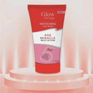 Glow And Clean Age Miracle Face Wash – Instant Brightening And Anti-aging Cleanser For Radiant Skin, 120ml Deep Cleansing Formula With Visible Results