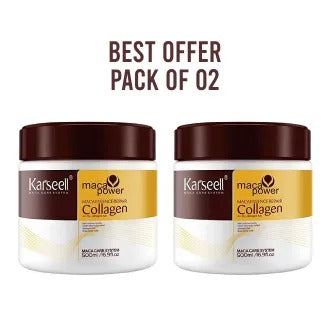 Pack Of 2 | Karseell Hair Mask Collagen Treatment Cream 16.9 Oz 500ml