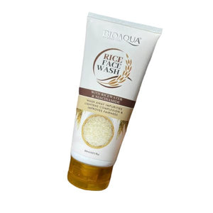 Bioaqua Rice Brightening Facial Cleanser 150ml – Deep Cleansing And Hydrating Face Wash Infused With Natural Rice Extract For Smooth, Radiant, And Even-toned Skin – Gentle Daily Skincare For All Skin Types