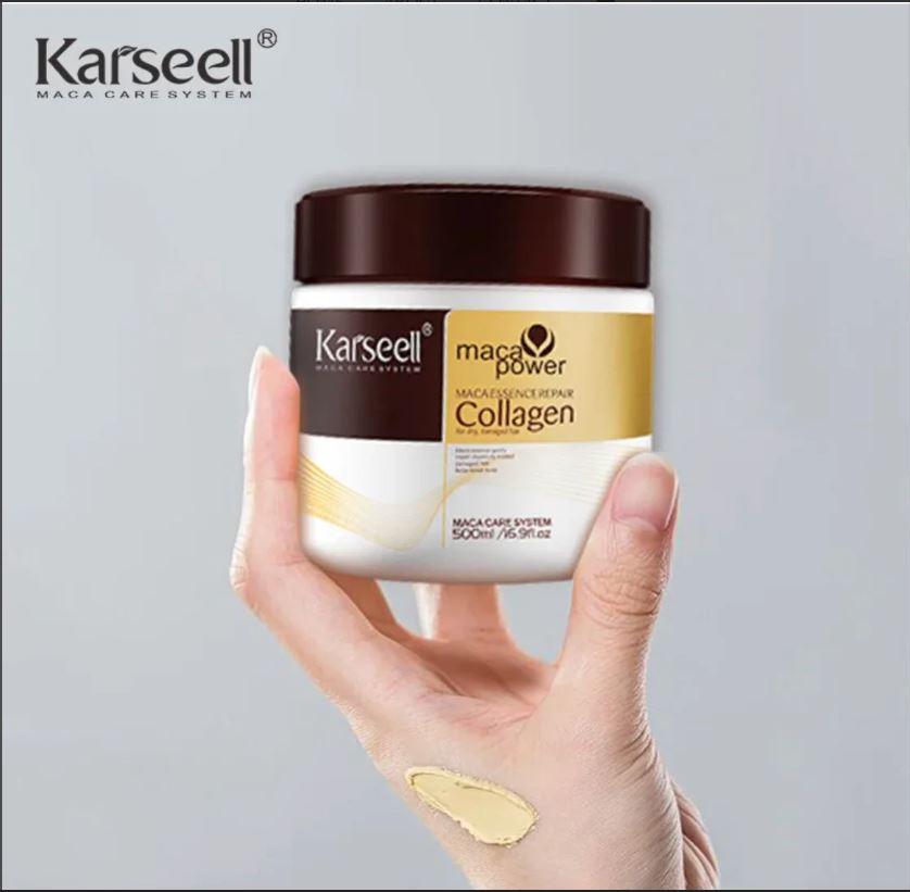 Karseell Collagen Maca Hair Treatment Deep Repair Conditioning Hair Mask Argan Oil