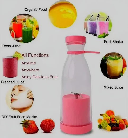 portable juicer 420 ml fresh juice anywhere